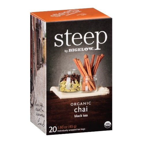 Bigelow Steep Organic Chai Black Tea (6x20 BAG )
