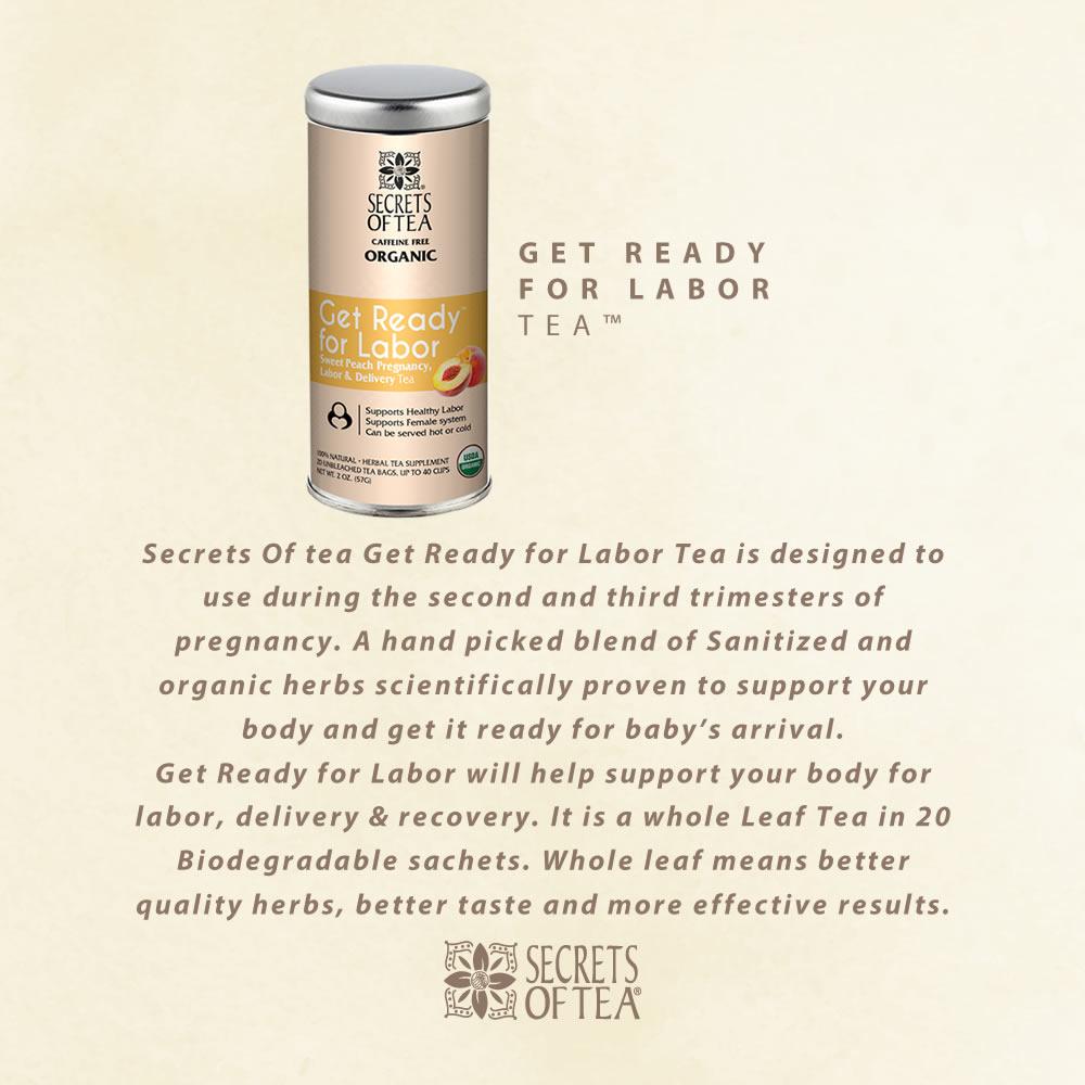 LABOR PREP TEA: 40 CUPS -Peach Tea