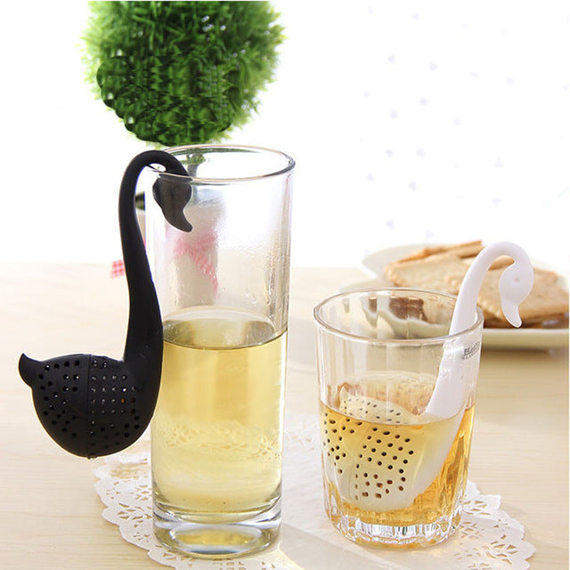 Novelty Tea Infuser Swan Loose Tea Strainer Herb