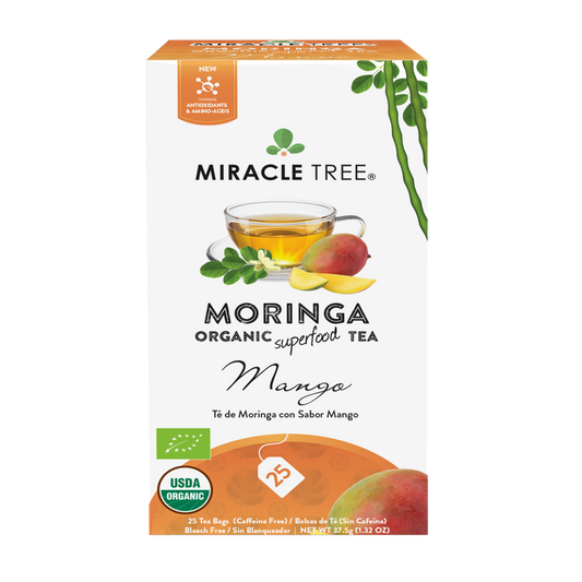Miracle Tree Organic Moringa Tea Mango
