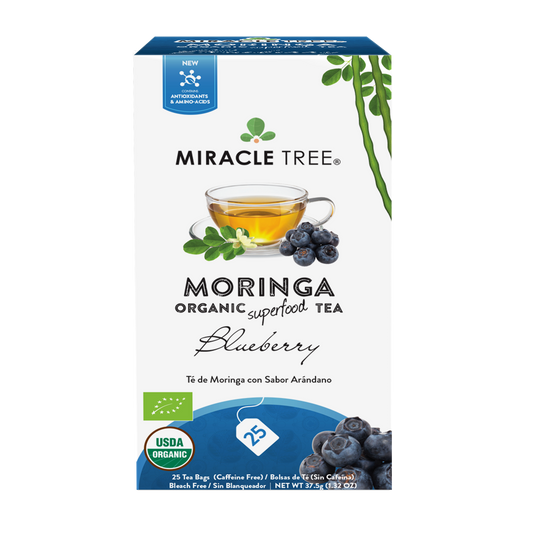 Miracle Tree Organic Moringa Tea Blueberry
