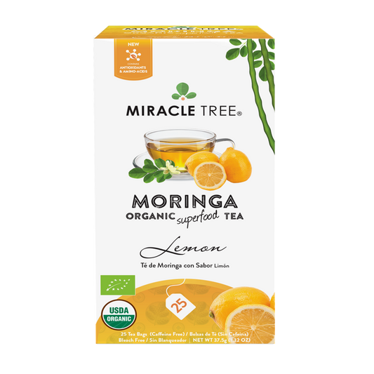 Miracle Tree Organic Moringa Tea Lemon