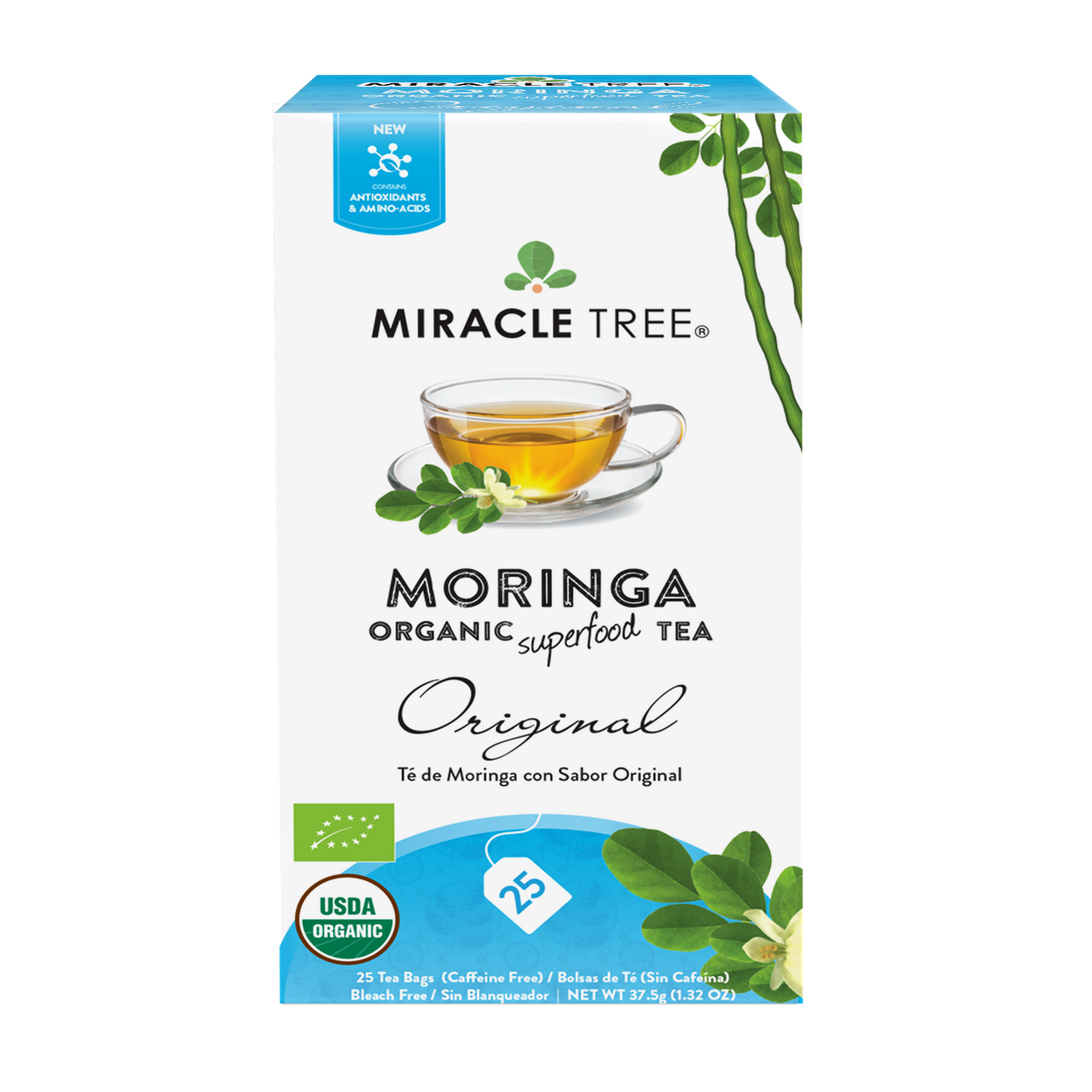 Miracle Tree Organic Moringa Tea Original