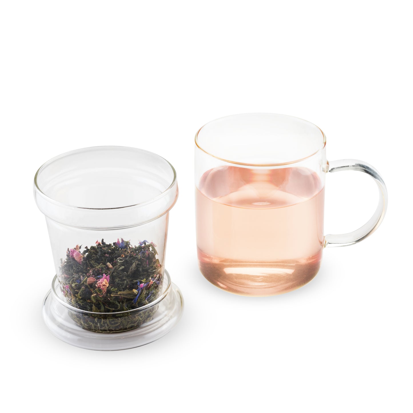 Blake Glass Tea Infuser Mug by Pinky Up